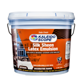 Kaleidoscope Paint Latex Emulsion Silk Sheen White