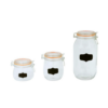 Glass Canister Set-3pc w/Gaske